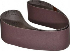 3M - 2" Wide x 36" OAL, 120 Grit, Aluminum Oxide Abrasive Belt - Aluminum Oxide, Fine, Coated, X Weighted Cloth Backing, Series 341D - All Tool & Supply