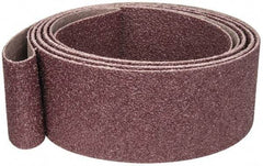 3M - 2" Wide x 118" OAL, 120 Grit, Aluminum Oxide Abrasive Belt - Aluminum Oxide, Coated, Cloth Backing, Series 302D - All Tool & Supply