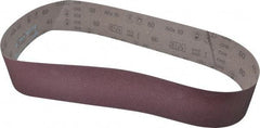 3M - 4" Wide x 60" OAL, 60 Grit, Aluminum Oxide Abrasive Belt - Aluminum Oxide, Medium, Coated, X Weighted Cloth Backing, Series 341D - All Tool & Supply