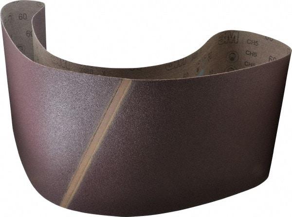 3M - 10" Wide x 70-1/2" OAL, 60 Grit, Aluminum Oxide Abrasive Belt - Aluminum Oxide, Medium, Coated, X Weighted Cloth Backing, Series 341D - All Tool & Supply