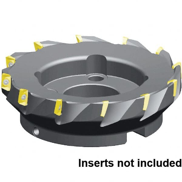 Kennametal - 80mm Cut Diam, 27mm Arbor Hole Diam, Indexable Square-Shoulder Face Mill - All Tool & Supply