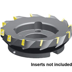 Kennametal - 100mm Cut Diam, 32mm Arbor Hole Diam, Indexable Square-Shoulder Face Mill - All Tool & Supply