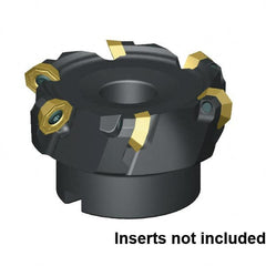 Kennametal - 63mm Cut Diam, 22mm Arbor Hole Diam, Indexable Square-Shoulder Face Mill - All Tool & Supply