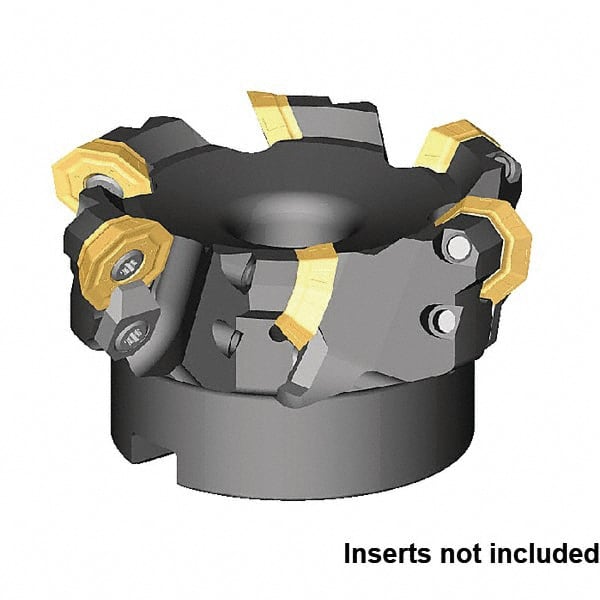 Kennametal - 63mm Cut Diam, 22mm Arbor Hole Diam, Indexable Square-Shoulder Face Mill - All Tool & Supply