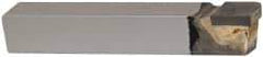 Accupro - 2-1/2 Inch Long, 1/8 Inch Radius, Right Hand, Convex, RXD Style Radius Cutting Tool Bit - 3/8 Inch Long Tip, 3/32 Inch Thick, 3/8 Inch Shank Square, Carbide Tip - Exact Industrial Supply