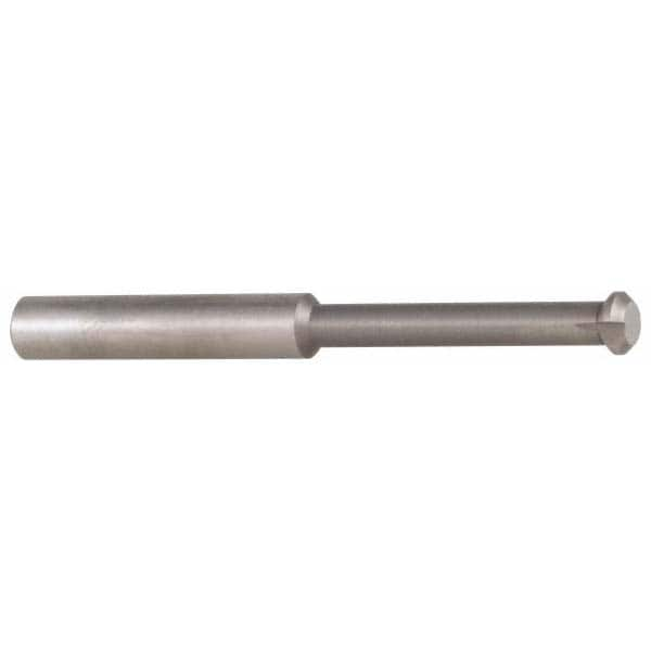 Accupro - 0.49" Cutter Head Diam, 1/32" Flat Width, 3" OAL, Solid Carbide, Single Right Hand Back Chamfer - All Tool & Supply