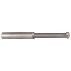 Accupro - 0.49" Cutter Head Diam, 1/32" Flat Width, 3" OAL, Solid Carbide, Single Right Hand Back Chamfer - All Tool & Supply