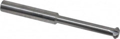 Accupro - 1/4" Cutter Head Diam, 1/32" Flat Width, 2-1/2" OAL, Solid Carbide, Single Right Hand Back Chamfer - All Tool & Supply