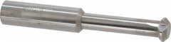 Accupro - 0.36" Cutter Head Diam, 1/32" Flat Width, 2-1/2" OAL, Solid Carbide, Single Right Hand Back Chamfer - All Tool & Supply