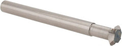 Accupro - 3/8" Cutter Head Diam, 1/32" Flat Width, 2-1/2" OAL, Solid Carbide, Single Right Hand Back Chamfer - All Tool & Supply