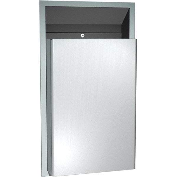 ASI-American Specialties, Inc. - Feminine Hygiene Product Receptacles Material: Stainless Steel Color: Silver - All Tool & Supply