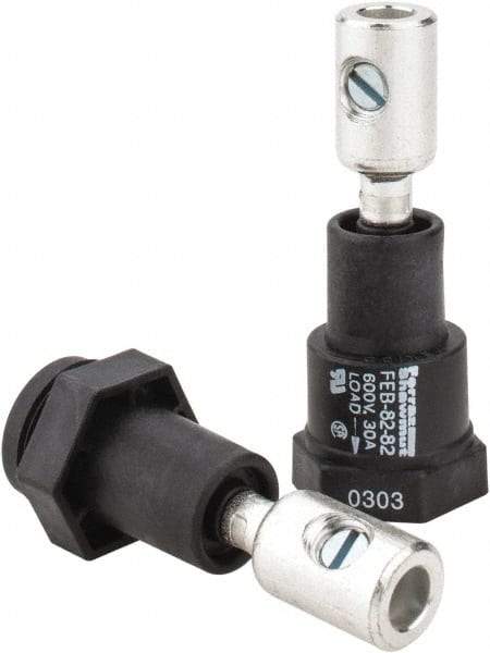 Ferraz Shawmut - 1 Pole, 600 VAC/VDC, 30 Amp, Inline Fuse Holder - Compatible with Midget Class, 1-1/2 Inch Long x 1 Inch Wide and 13/32 Inch Diameter Fuse - All Tool & Supply