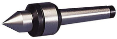 Value Collection - MT3 Taper Shank, Live Center - 2,000 Max RPM, 32mm Point Diam, 175mm Point Length, 500 Lb Max Workpc, Standard Point - All Tool & Supply