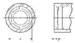 Thomson Industries - 16mm Internal Retaining Ring - For Use with Linear Bearing SSE M16, MA M16 - All Tool & Supply