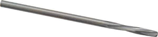 Magafor - #43 Solid Carbide 4 Flute Chucking Reamer - Spiral Flute, 0.089" Straight Shank, 7/16" Flute Length, 1-31/32" OAL - All Tool & Supply