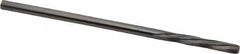 Magafor - 2.4105mm Solid Carbide 6 Flute Chucking Reamer - Spiral Flute, 0.0949" Straight Shank, 19/32" Flute Length, 2-1/4" OAL - All Tool & Supply