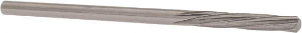 Magafor - 2.7203mm Solid Carbide 6 Flute Chucking Reamer - Spiral Flute, 0.1071" Straight Shank, 19/32" Flute Length, 2-1/4" OAL - All Tool & Supply