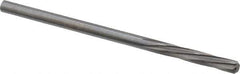 Magafor - #34 Solid Carbide 6 Flute Chucking Reamer - Spiral Flute, 0.111" Straight Shank, 19/32" Flute Length, 2-1/4" OAL - All Tool & Supply