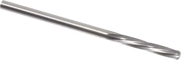 Magafor - 2.9007mm Solid Carbide 6 Flute Chucking Reamer - Spiral Flute, 0.1142" Straight Shank, 19/32" Flute Length, 2-1/4" OAL - All Tool & Supply