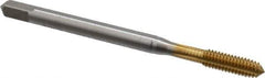 Emuge - #8-32 UNC 2BX Modified Bottoming Thread Forming Tap - High Speed Steel, TiN Finish, 2.48" OAL, 0.512" Thread Length, Series Rekord Druck-S - All Tool & Supply