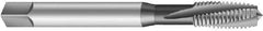 Emuge - 7/8-9 UNC 3 Flute 2BX Plug Spiral Flute Tap - Cobalt, Nitride Finish, 5.512" OAL, Left Hand Flute, Right Hand Thread, Series Rekord C-Ti - All Tool & Supply