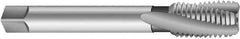 Emuge - 1-8 UNC 3 Flute 3BX Modified Bottoming Spiral Flute Tap - Cobalt, Oxide Finish, 6.299" OAL, Right Hand Flute, Right Hand Thread, Series Rekord D-Ti - All Tool & Supply