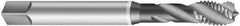 Emuge - #5-44 UNF 3 Flute 3B Modified Bottoming Spiral Flute Tap - Cobalt, Bright Finish, 2.205" OAL, Right Hand Flute, Right Hand Thread, Series Enorm - All Tool & Supply