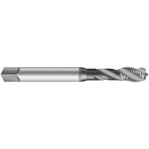 Emuge - 1-3/8 - 8 UNS, 5 Flute, Oxide Finish Cobalt Medium Spiral Flute Tap - All Tool & Supply