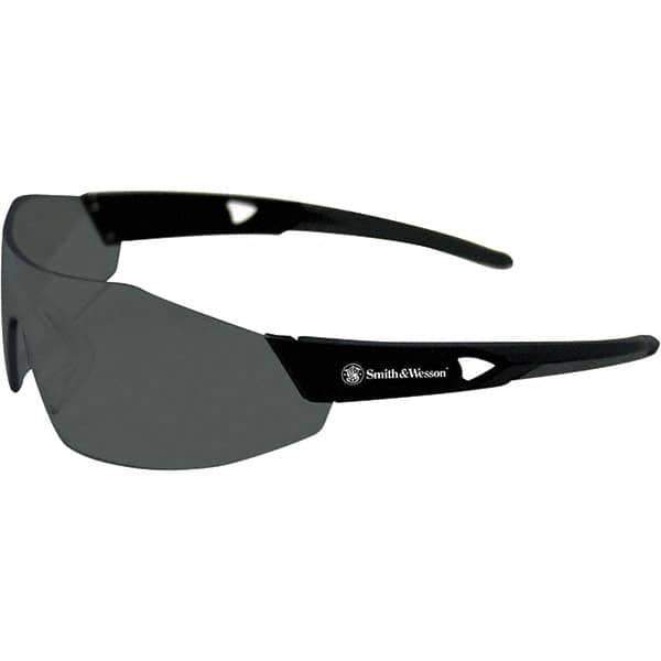 Smith & Wesson - Smoke Lenses, Frameless Safety Glasses - Anti-Fog, Scratch Resistant, Polycarbonate Frame, Size Universal, Wrap Around - All Tool & Supply