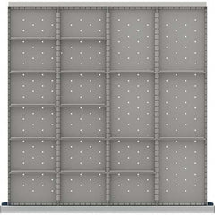 LISTA - 19-Compartment Drawer Divider Layout for 3.15" High Drawers - All Tool & Supply