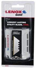 Lenox - 100 Piece Bi-Metal Utility Knife Blade - 2-3/8" OAL - All Tool & Supply