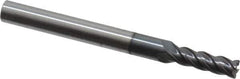 ProMax - 5/32", 4 Flute, Single End, Solid Carbide, 0.01" Corner Radius End Mill - 2" OAL, 40° Helix, Right Hand Flute, 1/2" LOC, Right Hand Cut - All Tool & Supply