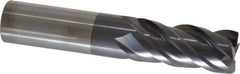 ProMax - 3/4", 4 Flute, Single End, Solid Carbide, 0.03" Corner Radius End Mill - 4" OAL, 40° Helix, Right Hand Flute, 1-5/8" LOC, Right Hand Cut - All Tool & Supply