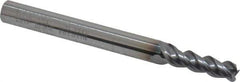 Niagara Cutter - 5/32", 3 Flute, Single End, Solid Carbide, 0.03" Corner Radius End Mill - 2" OAL, 45° Helix, Right Hand Flute, 1/2" LOC, Right Hand Cut - All Tool & Supply