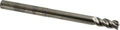 Niagara Cutter - 3/8", 3/4" LOC, 3/8" Shank Diam, 5" OAL, 3 Flute, Solid Carbide Square End Mill - Single End, Uncoated, Spiral Flute, 45° Helix, Centercutting, Right Hand Cut, Right Hand Flute, Series AN345 - All Tool & Supply