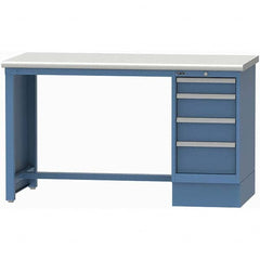 LISTA - Stationary Work Benches, Tables Type: Workstation Top Material: Plastic Laminate - All Tool & Supply