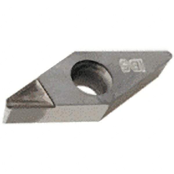 Iscar - VCGT220516 DW Grade ID5 Polycrystalline Diamond (PCD) Turning Insert - Uncoated, 35° Diamond, 1/2" Inscr Circle, 7/32" Thick, 1/16" Corner Radius - All Tool & Supply