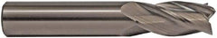 M.A. Ford - 16mm, 30mm LOC, 16mm Shank Diam, 89mm OAL, 4 Flute, Solid Carbide Square End Mill - Single End, Uncoated, 30° Helix, Centercutting, Right Hand Cut, Right Hand Flute, Series 117 - All Tool & Supply