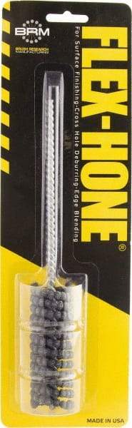 Brush Research Mfg. - 7/8" to 15/16" Bore Diam, 0.8333333 Grit, Aluminum Oxide Flexible Hone - Extra Fine, 8" OAL - All Tool & Supply