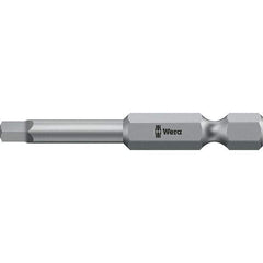 Wera - #2 Square Screwdriver Bit - 3-1/2" OAL - All Tool & Supply