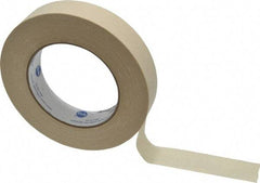 Intertape - 1" Wide x 60 Yd Long Tan Paper Masking Tape - Series PG505, 5.8 mil Thick, 20 In/Lb Tensile Strength - All Tool & Supply