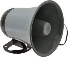 Speco - 15 Max Watt, 5 Inch Diameter, Round Plastic Standard Horn and Speaker - Weather and Waterproof, 5 Inch Deep - All Tool & Supply