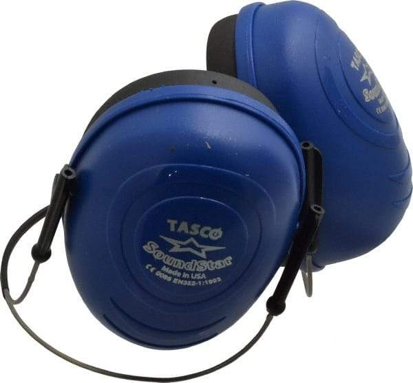 Tasco - Behind the Neck Blue Earmuffs - 23 NRR Rating - All Tool & Supply