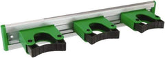 Unger - 3-1/4" Projection, 2" High, Aluminum & Plastic, Tool Holder - 14" Long, 3 Holders - All Tool & Supply