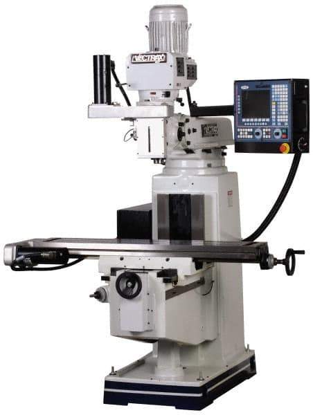 Vectrax - 49" Long x 9" Wide, 3 Phase Fagor 3 Axis 8055i CNC Milling Machine - Frequency Control, R8 Taper, 3 hp - All Tool & Supply