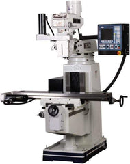 Vectrax - 54" Long x 10" Wide, 3 Phase CNC Milling Machine - Variable Speed Pulley Control, R8 Taper, 5 hp - All Tool & Supply