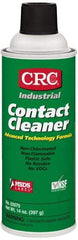 CRC - 14 Ounce Aerosol Contact Cleaner - 27,600 Volt Dielectric Strength, Nonflammable, Food Grade, Plastic Safe - All Tool & Supply