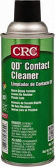 CRC - 11 Ounce Aerosol Contact Cleaner - 0°F Flash Point, 22,600 Volt Dielectric Strength, Flammable, Food Grade, Plastic Safe - All Tool & Supply