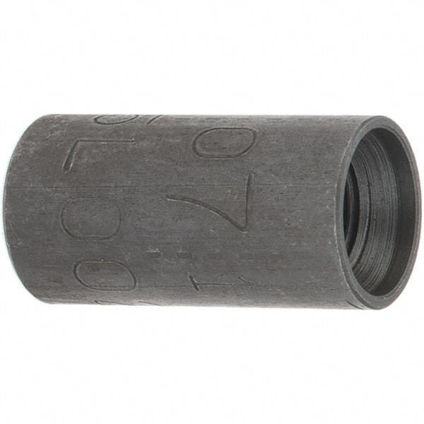 Made in USA - Size 1/8", Class 300, Steel Black Pipe Coupling - 300 psi, Threaded End Connection - All Tool & Supply