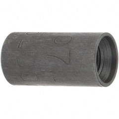 Made in USA - Size 1/8", Class 300, Steel Black Pipe Coupling - 300 psi, Threaded End Connection - All Tool & Supply